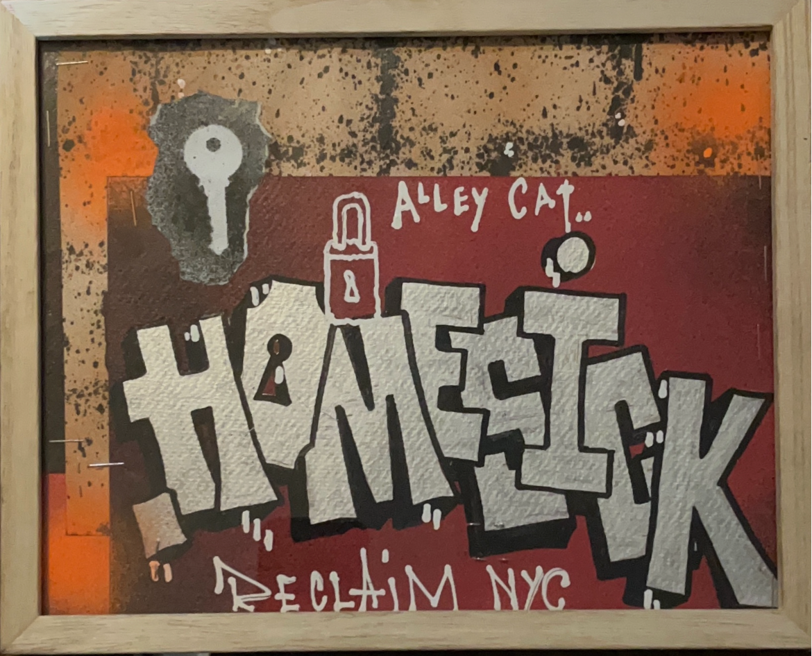 Homesick Black and Silver Frame