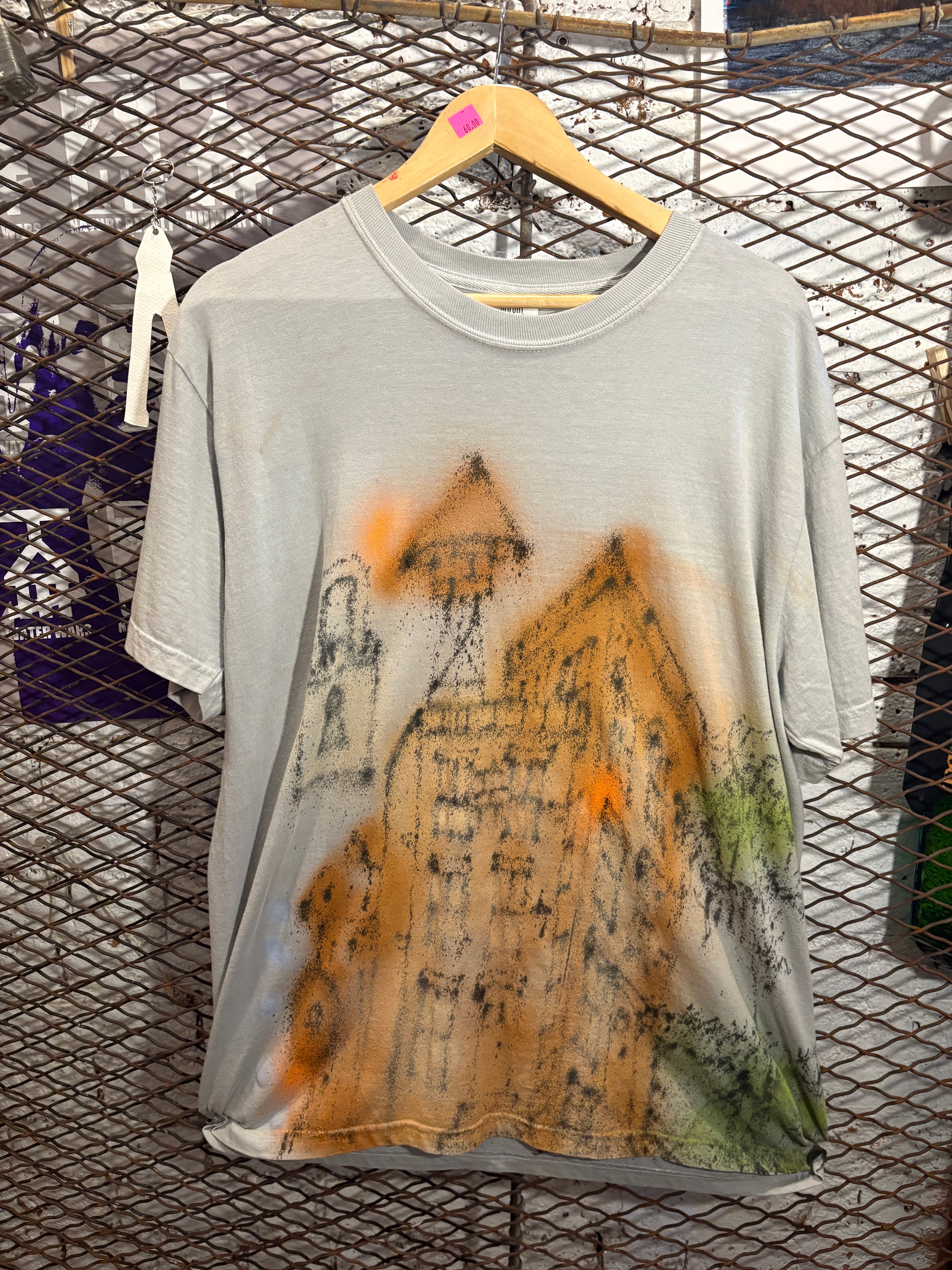 Homesick Spray Paint Cityscape Shirt (Size L)