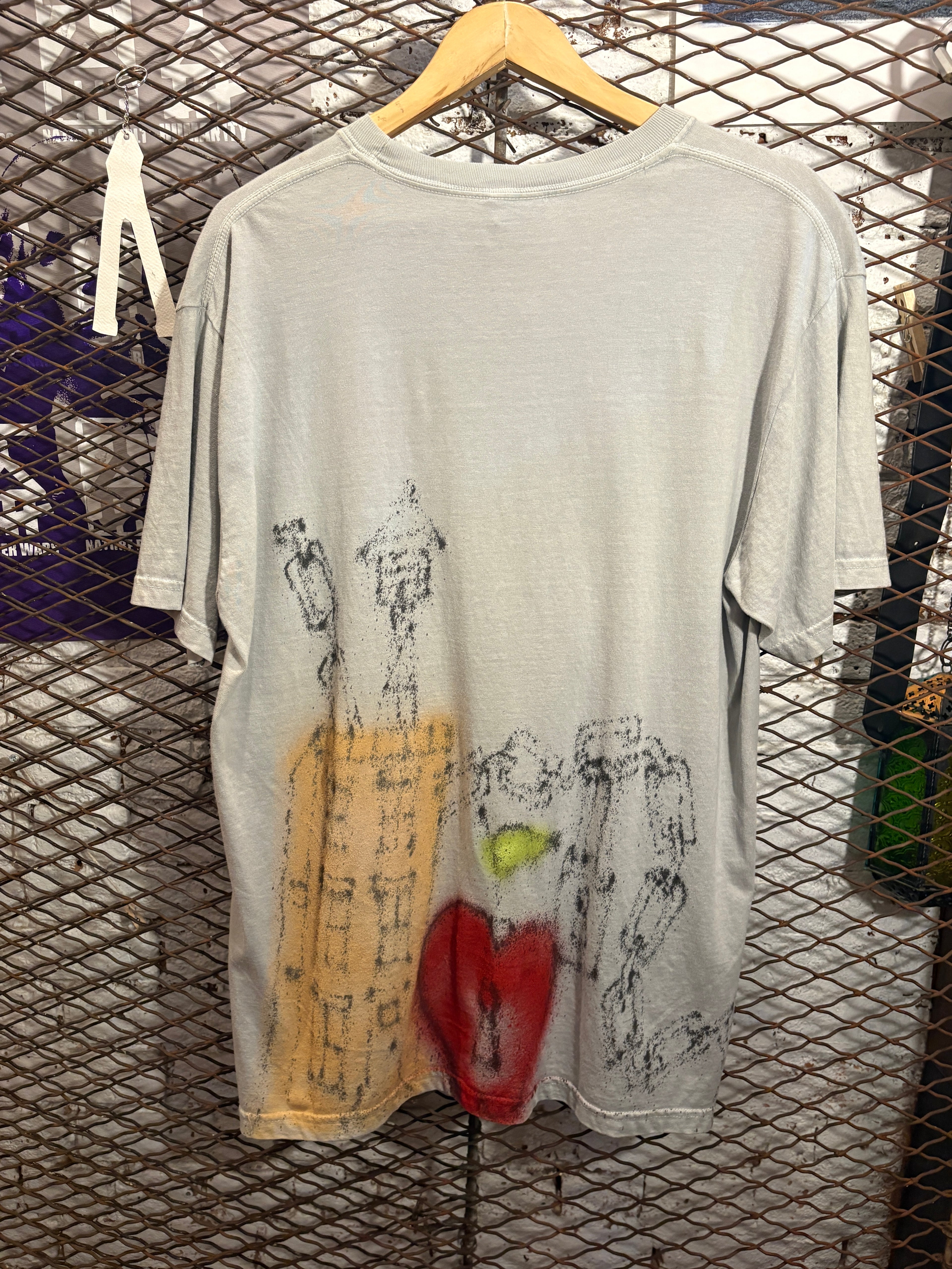 Homesick Spray Paint Cityscape Shirt (Size L)