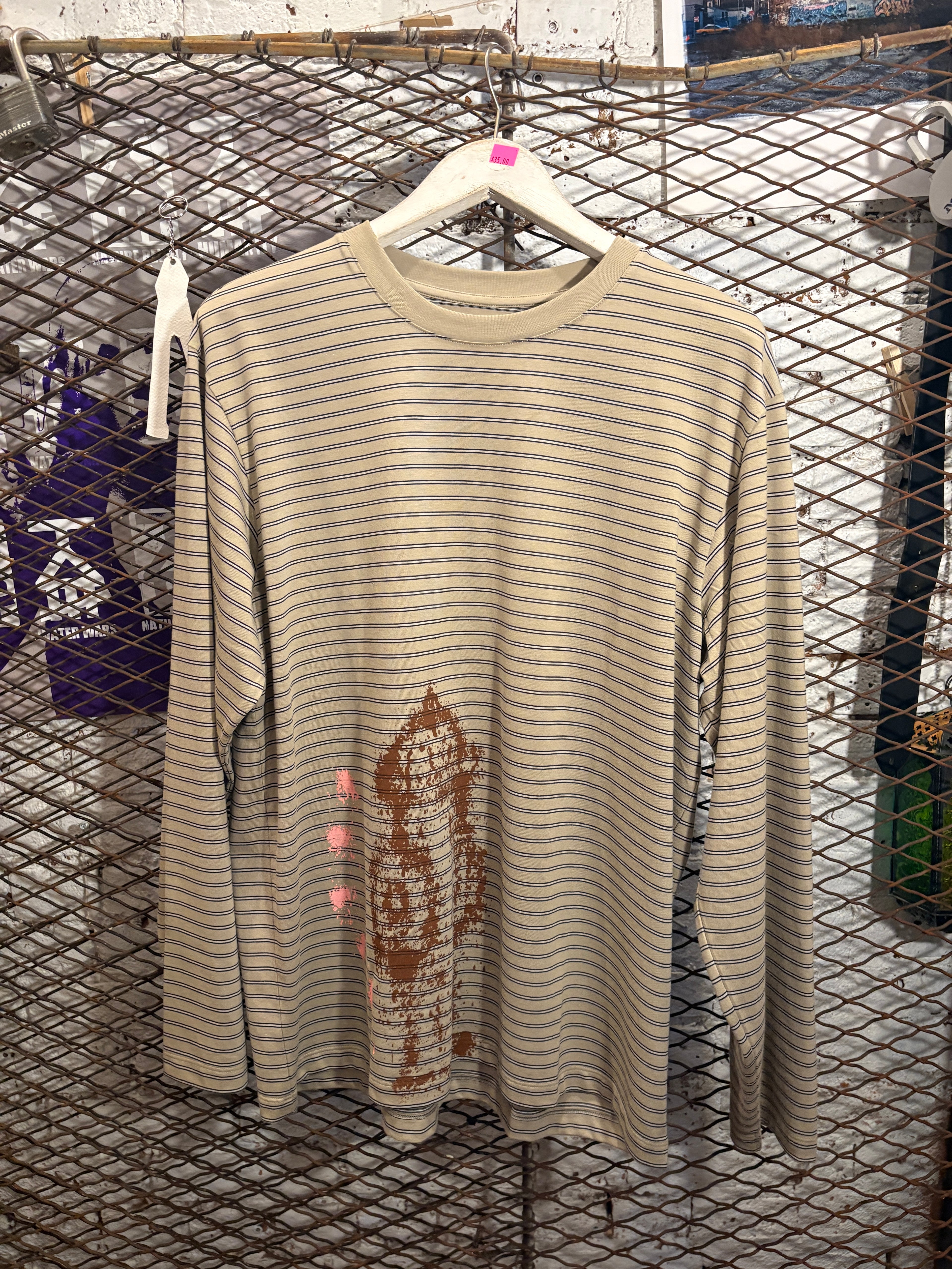 Striped Long Sleeve Fire Hydrant (Size M)