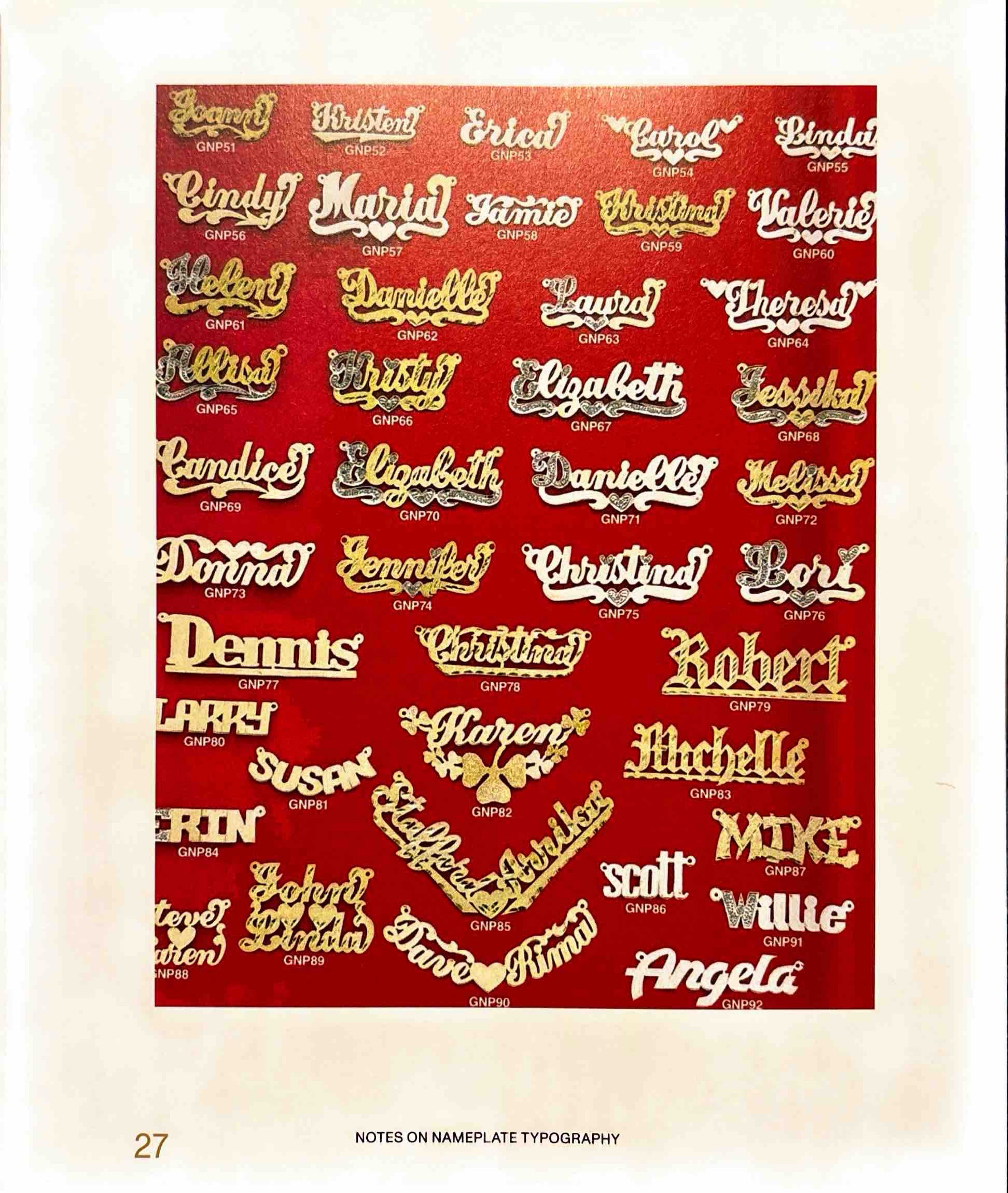 The Nameplate: Jewelry, Culture, and Identity - Isabel Attyah Flower & Marcel Rosa-Salas