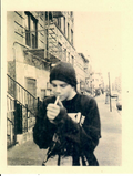 Boy Smoking Cigarette Postcard