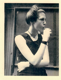 Girl with Lollipop Postcard