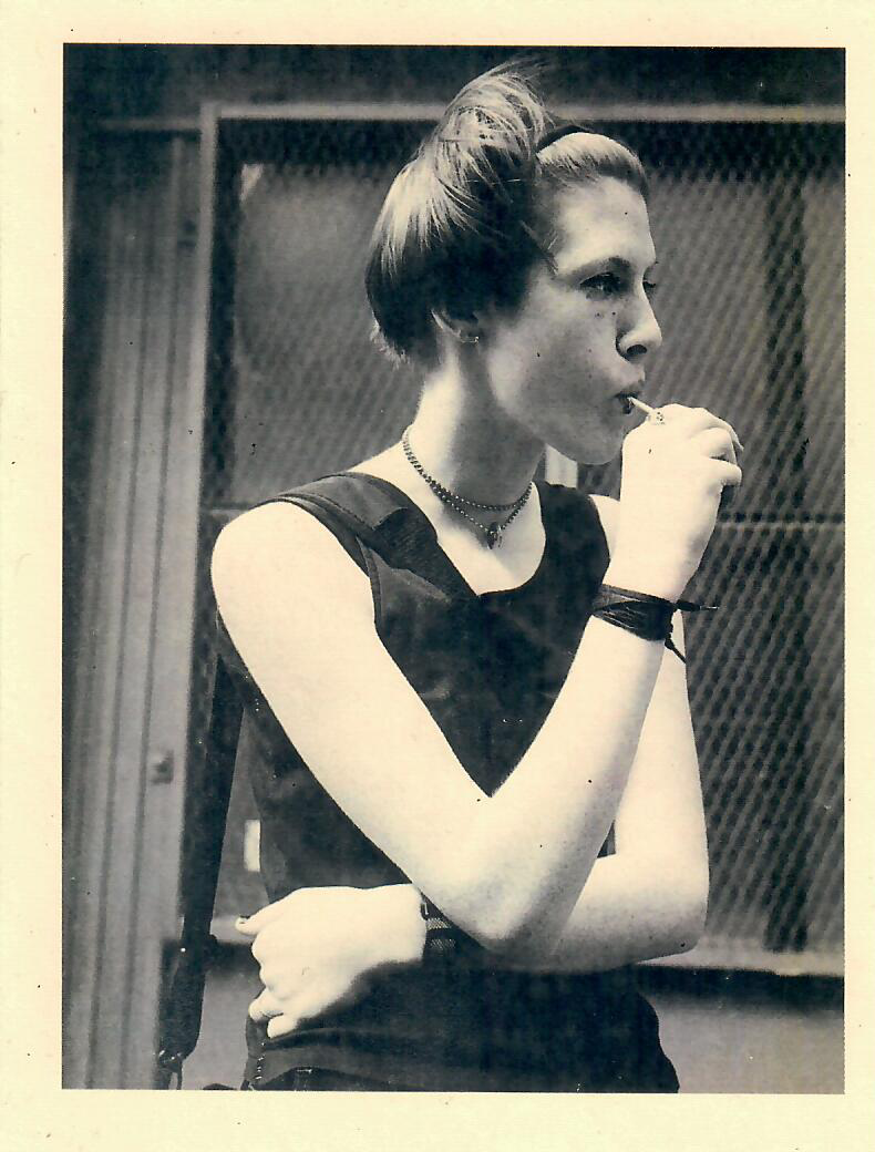 Girl with Lollipop Postcard